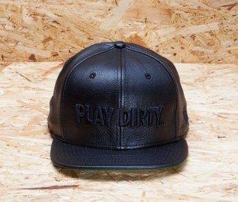 UNDEFEATED Play Dirty Leather Ballcap 